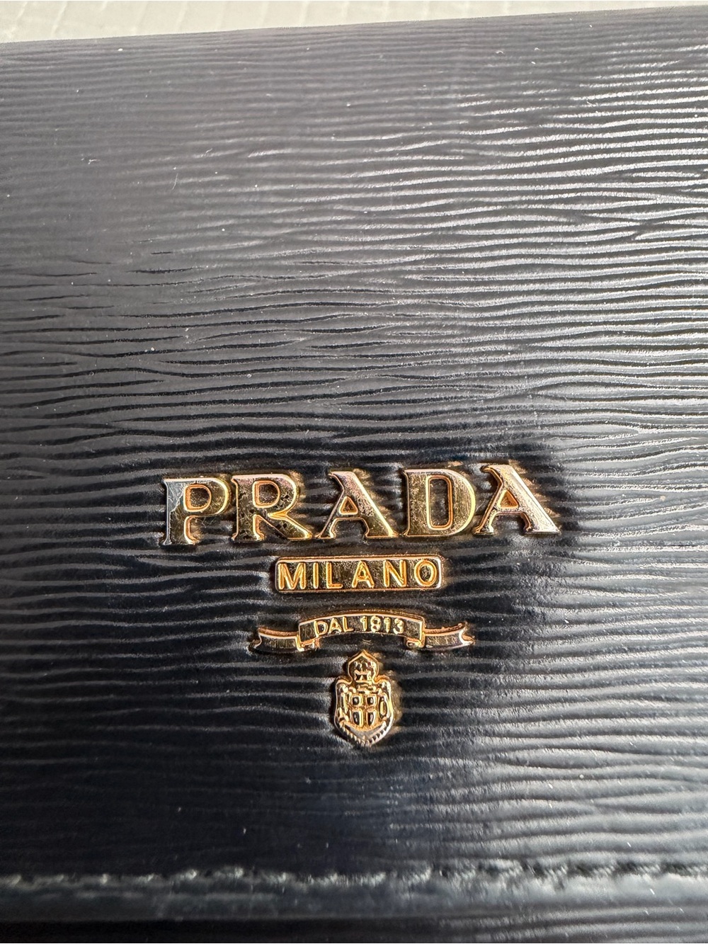 Prada Black Saffiano Leather Continental Wallet with Card ID Holder - Picture 5 of 12